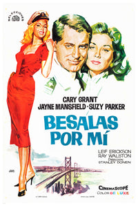 Kiss Them for Me 1957 - Jayne Mansfield - Spain (2) - Classic Movie Poster