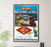 Kiss Them for Me 1957 - Jayne Mansfield - US - Classic Movie Poster