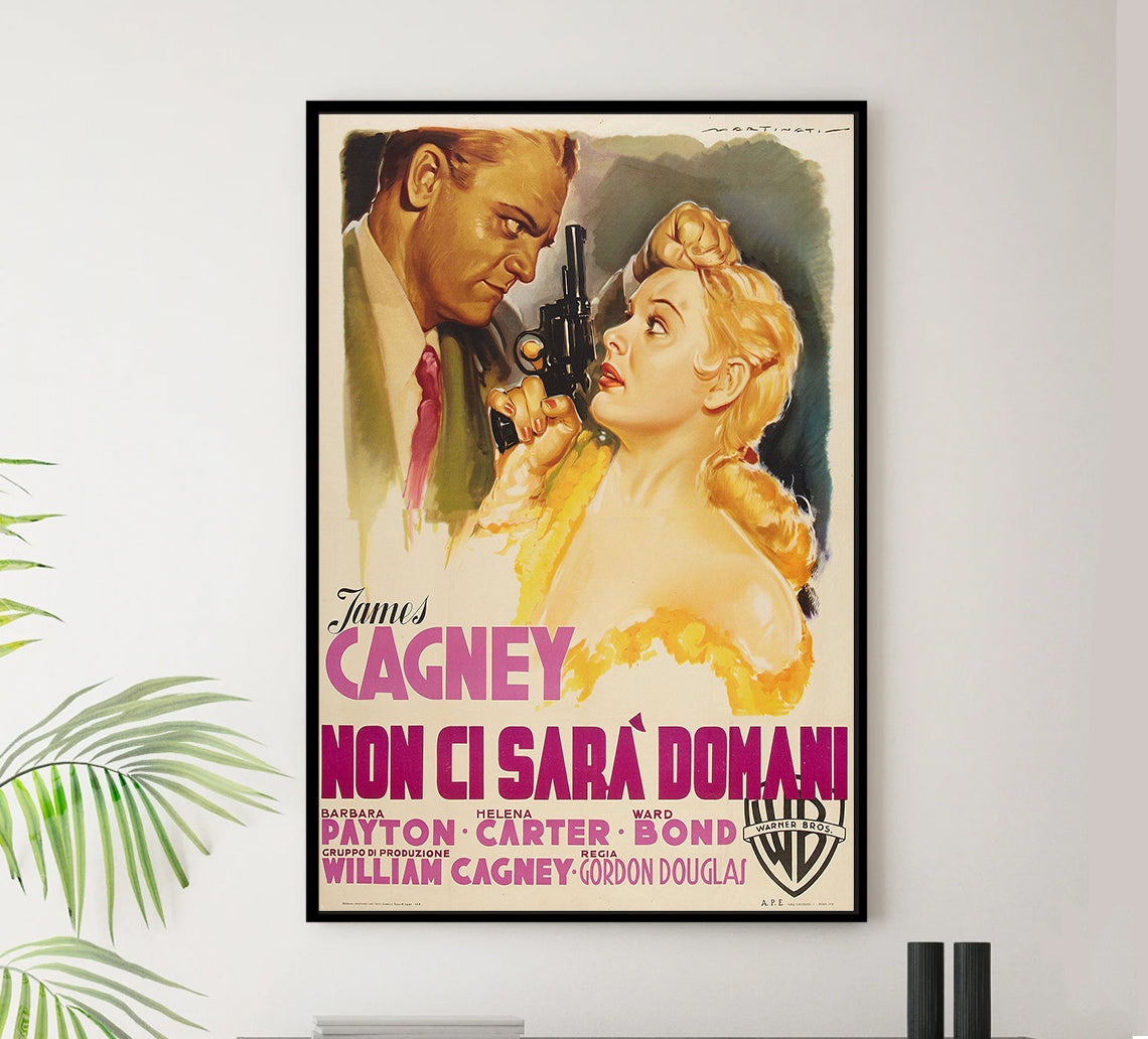 Kiss Tomorrow Goodbye 1950 - James Cagney - Italy - Classic Movie Poster