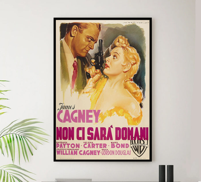Kiss Tomorrow Goodbye 1950 - James Cagney - Italy - Classic Movie Poster