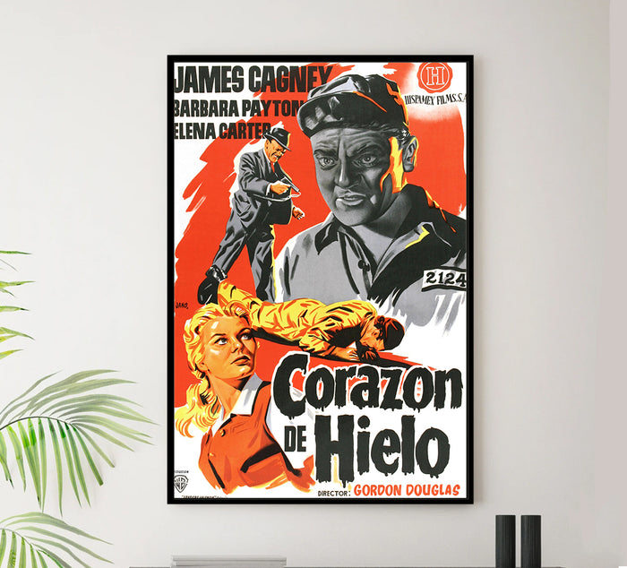 Kiss Tomorrow Goodbye 1950 - James Cagney - Spain 2 - Classic Movie Poster