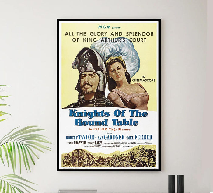 Knights of the Round Table 1953 v1 – Vintage Classic Movie Poster
