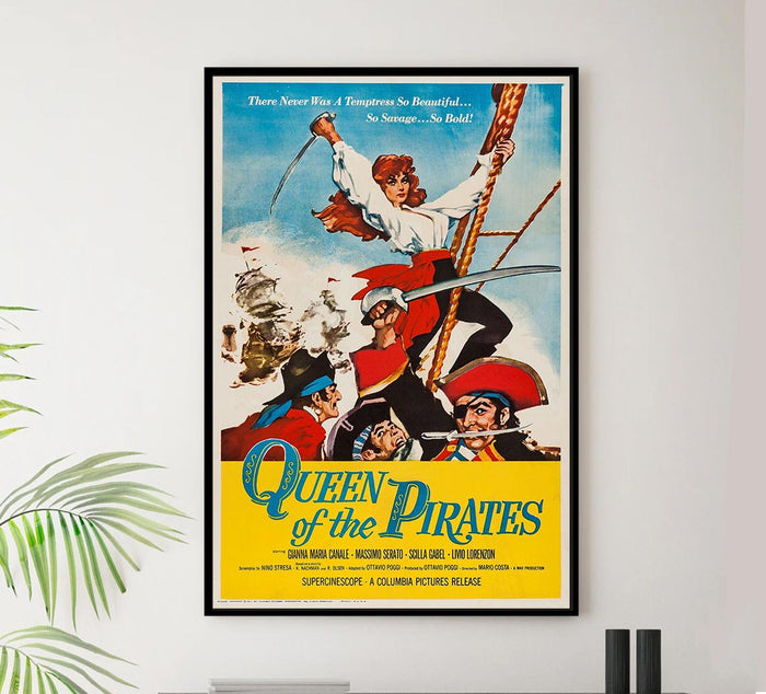 La Venere dei pirati 1960 - Vintage Pirate Classic Movie Poster