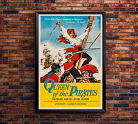 La Venere dei pirati 1960 - Vintage Pirate Classic Movie Poster