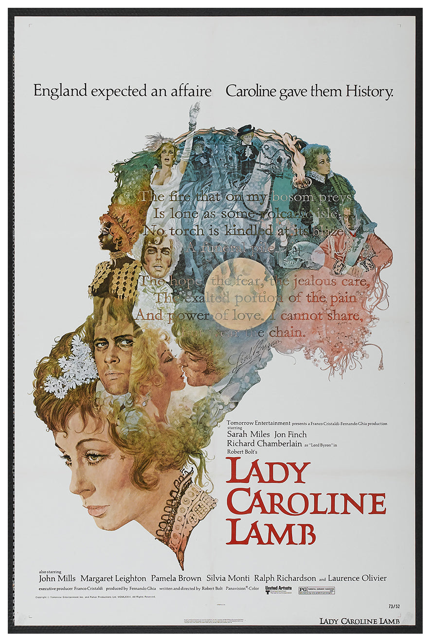 Lady Caroline Lamb 1972 - James Cagney - US - Classic Movie Poster