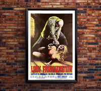 Lady Frankenstein 1971 - Italian v2 - Vintage Horror Classic Movie Poster