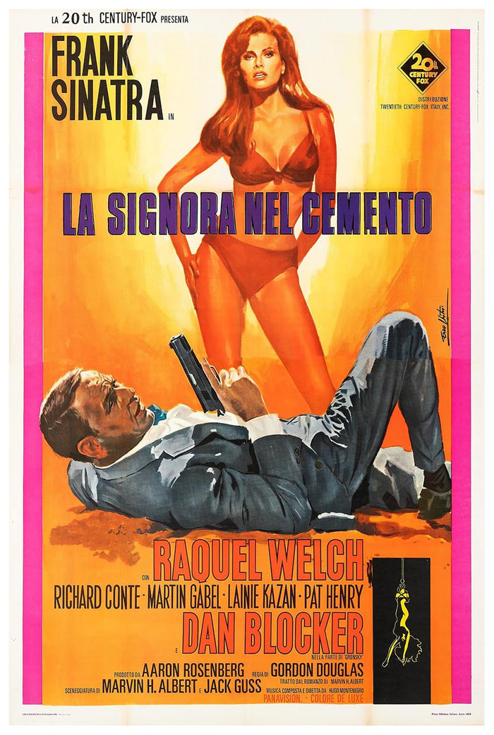 Lady in Cement 1968 - Italian - Classic Movie Poster