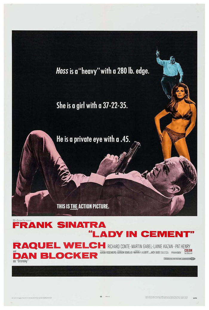 Lady in Cement 1968 - Classic Movie Poster