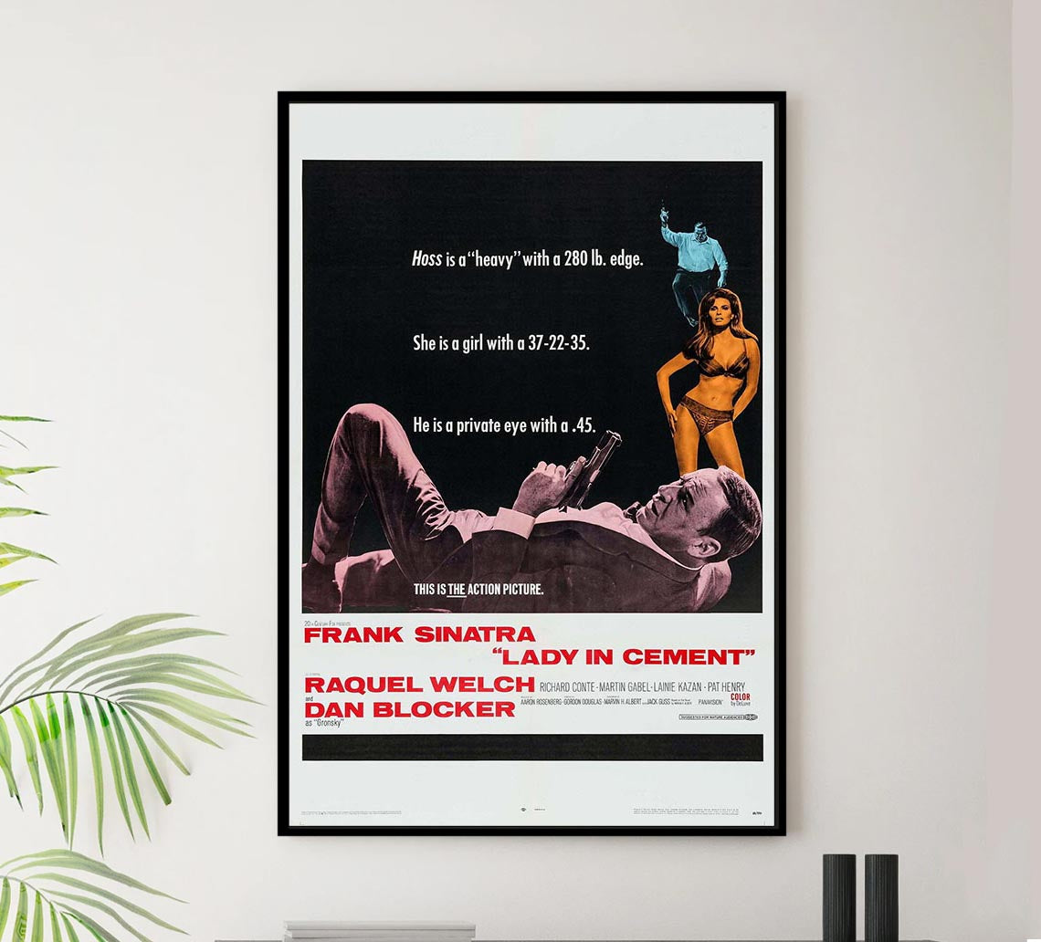 Lady in Cement 1968 - Classic Movie Poster