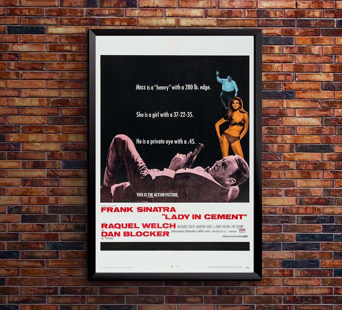 Lady in Cement 1968 - Classic Movie Poster