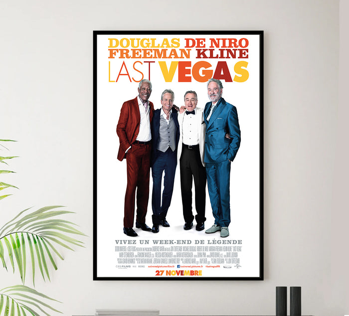 Last Vegas 2013 - Michael Douglas - France - Classic Movie Poster