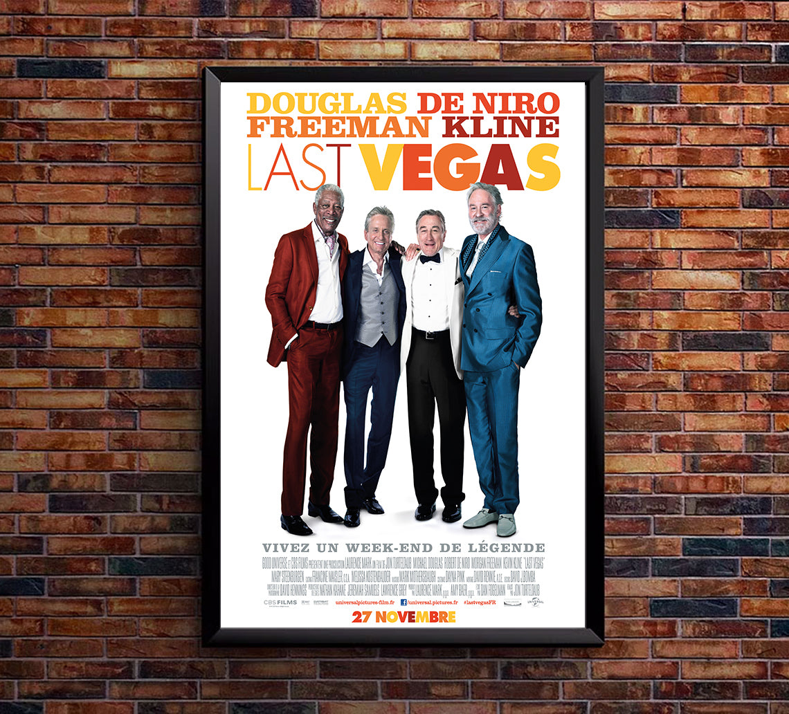 Last Vegas 2013 - Michael Douglas - France - Classic Movie Poster