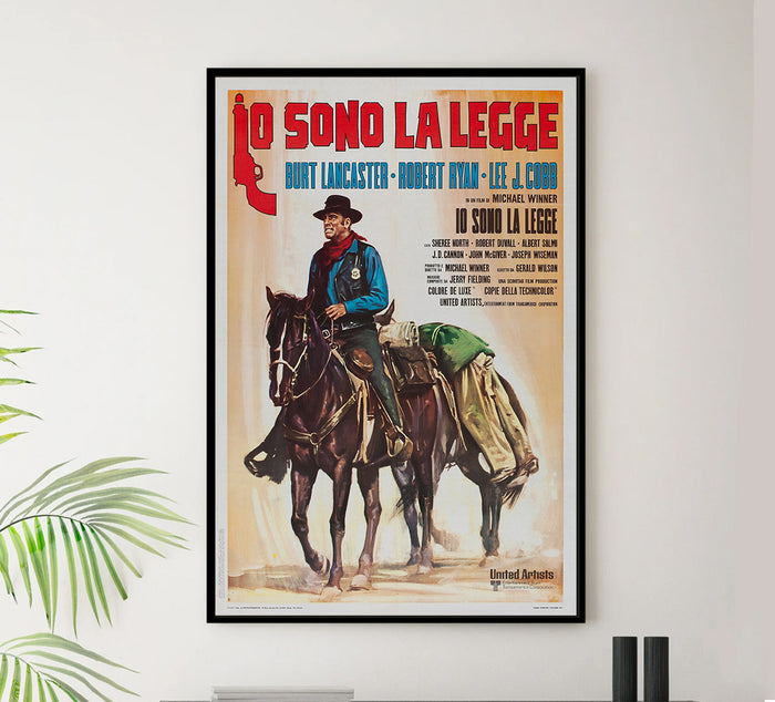 Lawman 1971 - Burt Lancaster - Italy - Classic Movie Poster