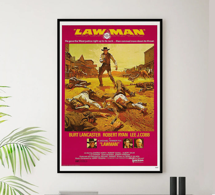Lawman 1971 - Burt Lancaster - US - Classic Movie Poster