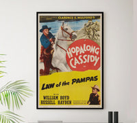 Law of the Pampas 1939 v2 - William Boyd - Classic Western Movie Poster