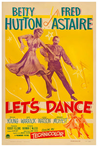 Let's Dance 1950 - US - Classic Movie Poster