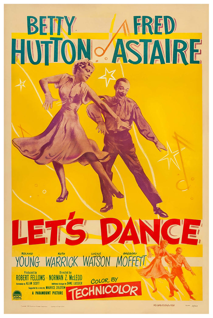 Let's Dance 1950 - US - Classic Movie Poster