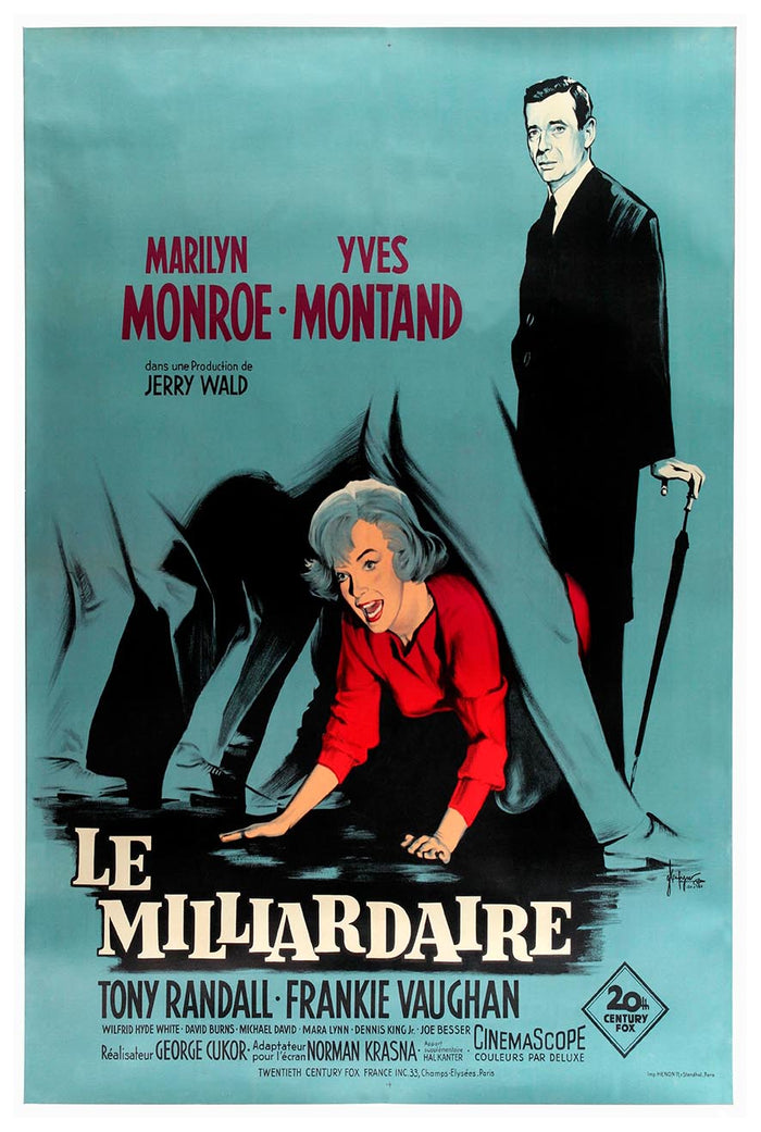 Let's Make Love 1960 - French - Vintage Classic Movie Poster