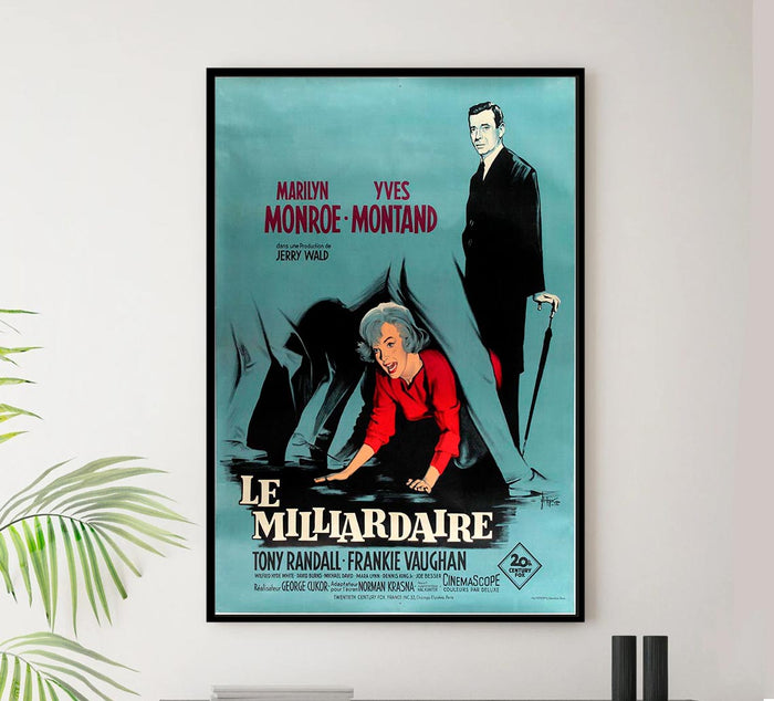 Let's Make Love 1960 - French - Vintage Classic Movie Poster