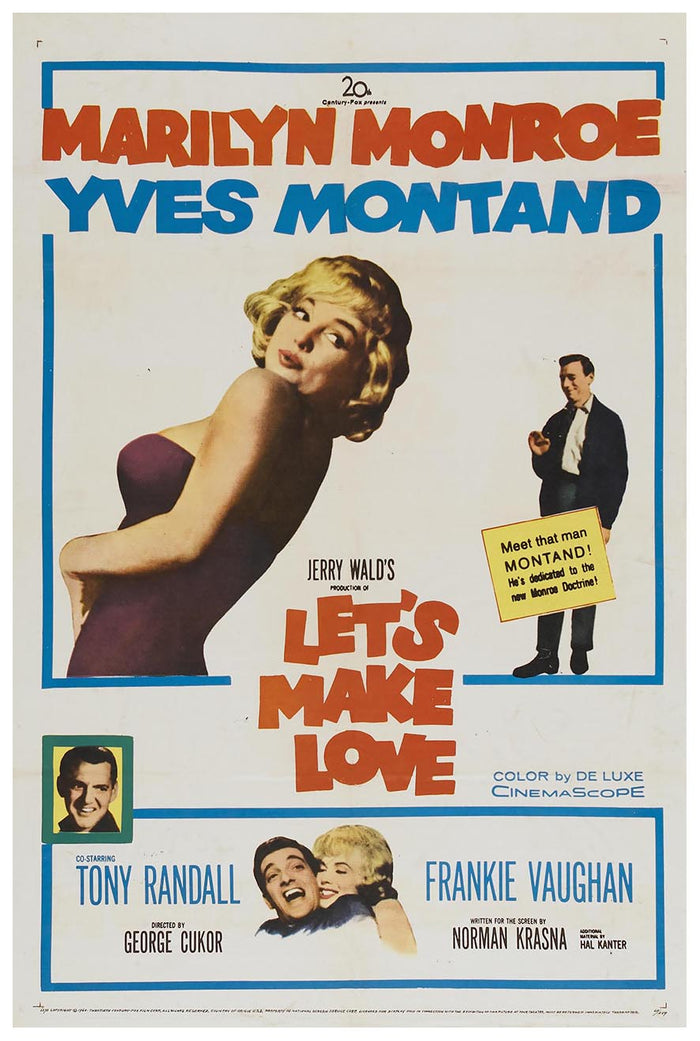Let's Make Love 1960 - Vintage Classic Movie Poster
