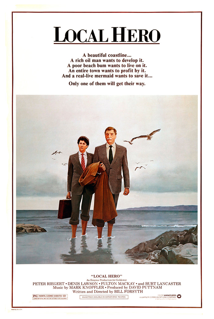 Local Hero 1983 - Burt Lancaster - US - Classic Movie Poster