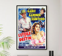 Lone Star 1952 - Belgium – Vintage Classic Movie Poster