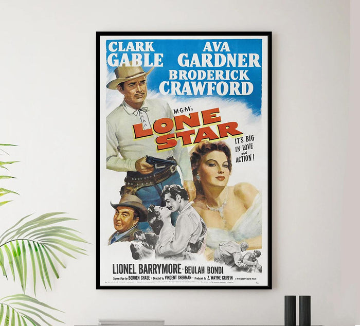 Lone Star 1952 – Vintage Classic Movie Poster