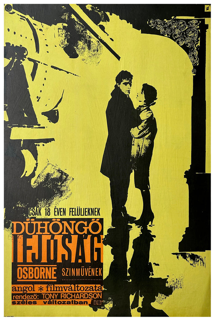 Look Back in Anger 1959 - Richard Burton - Hungary - Classic Movie Poster