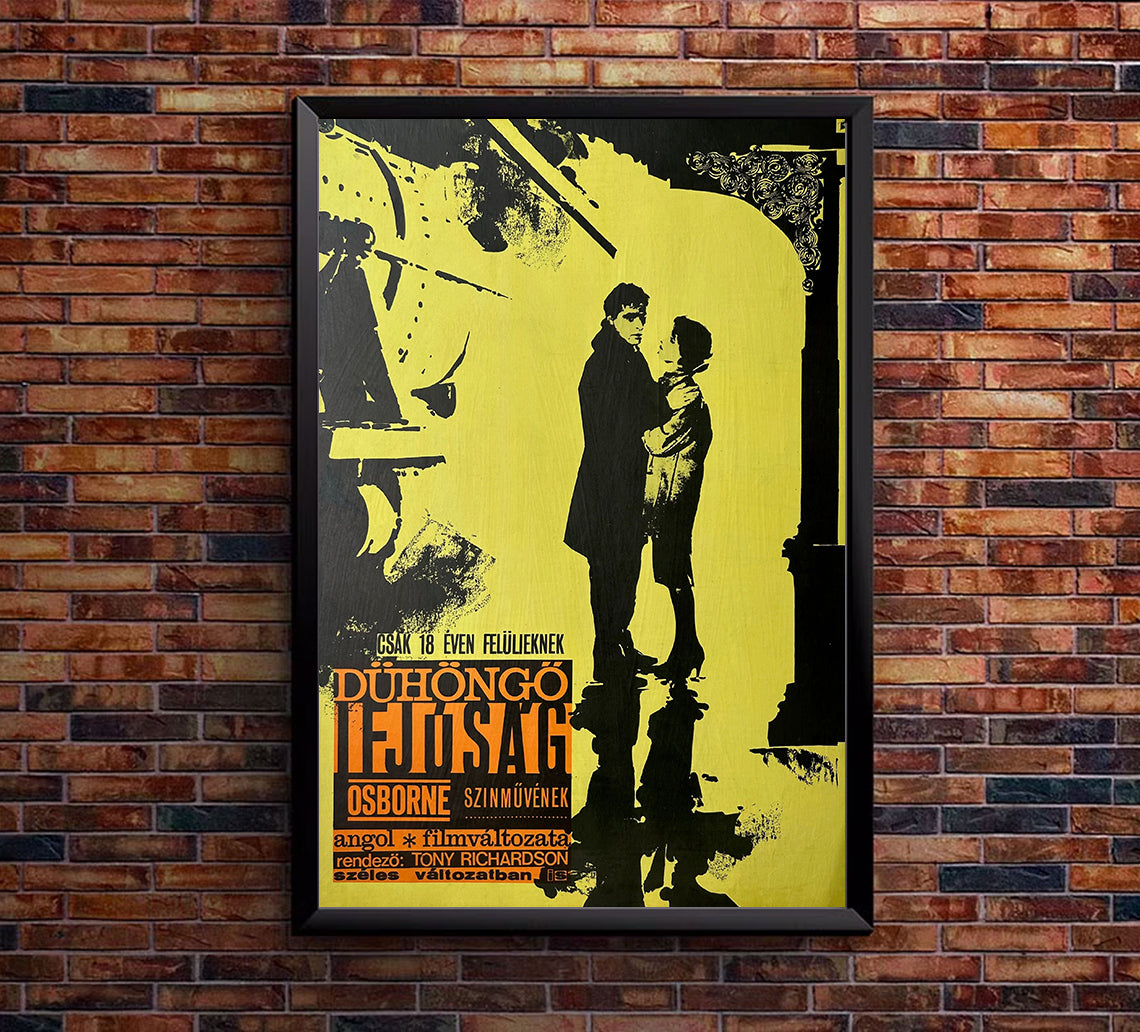 Look Back in Anger 1959 - Richard Burton - Hungary - Classic Movie Poster