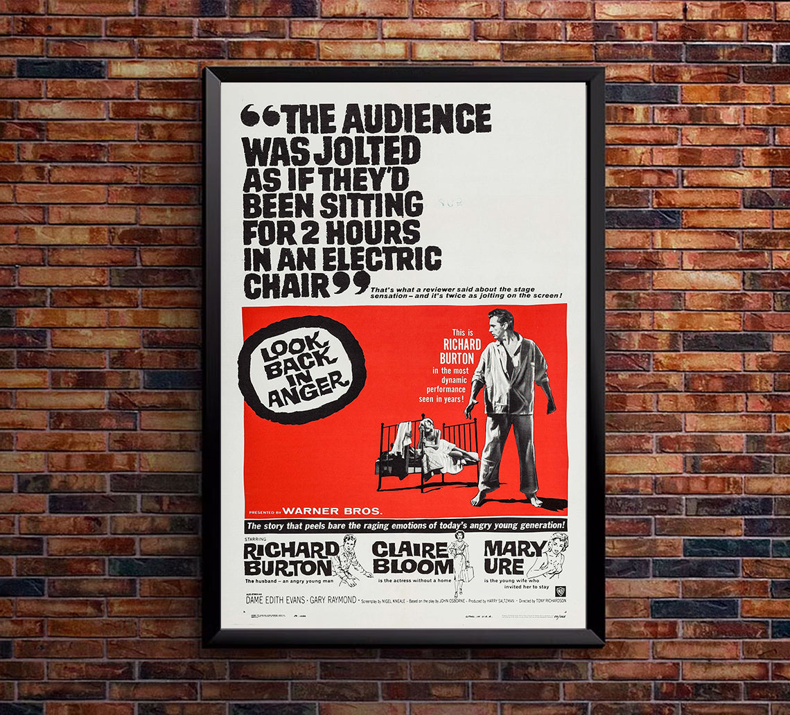 Look Back in Anger 1959 - Richard Burton - US - Classic Movie Poster