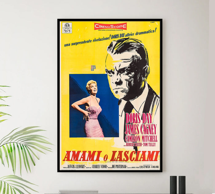 Love Me or Leave Me 1955 - James Cagney - Italy - Classic Movie Poster