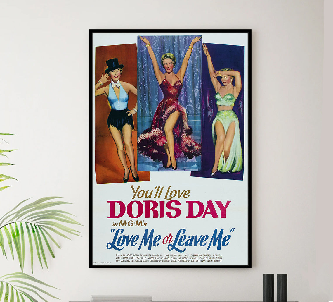 Love Me or Leave Me 1955 - James Cagney - US 2 - Classic Movie Poster