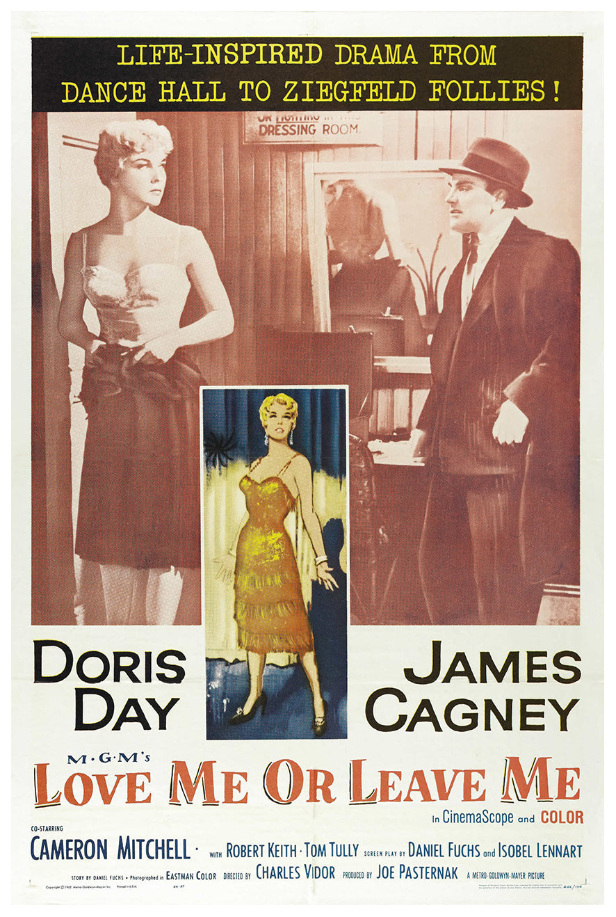 Love Me or Leave Me 1955 - James Cagney - US 3 - Classic Movie Poster
