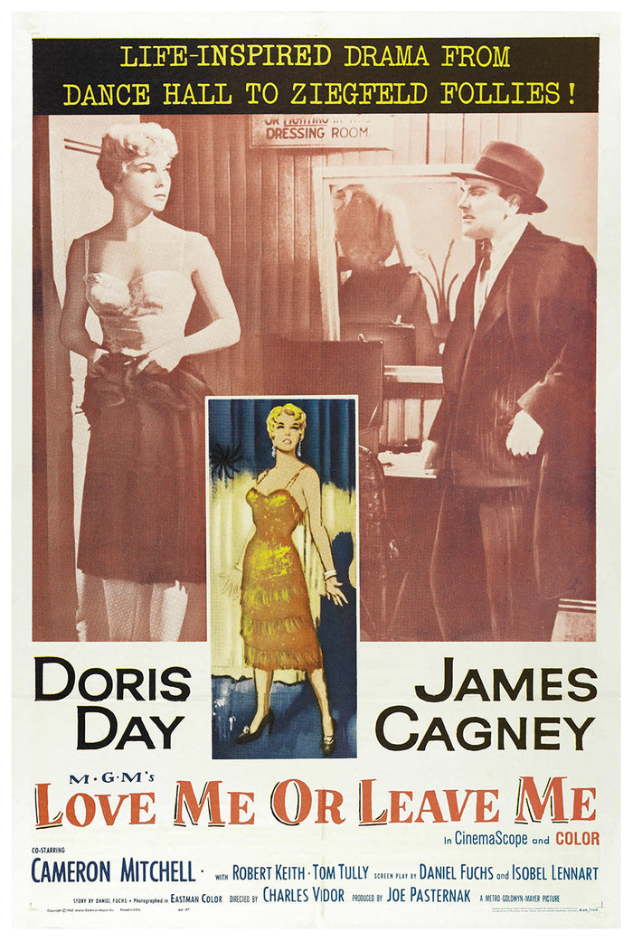 Love Me or Leave Me 1955 - James Cagney - US 3 - Classic Movie Poster