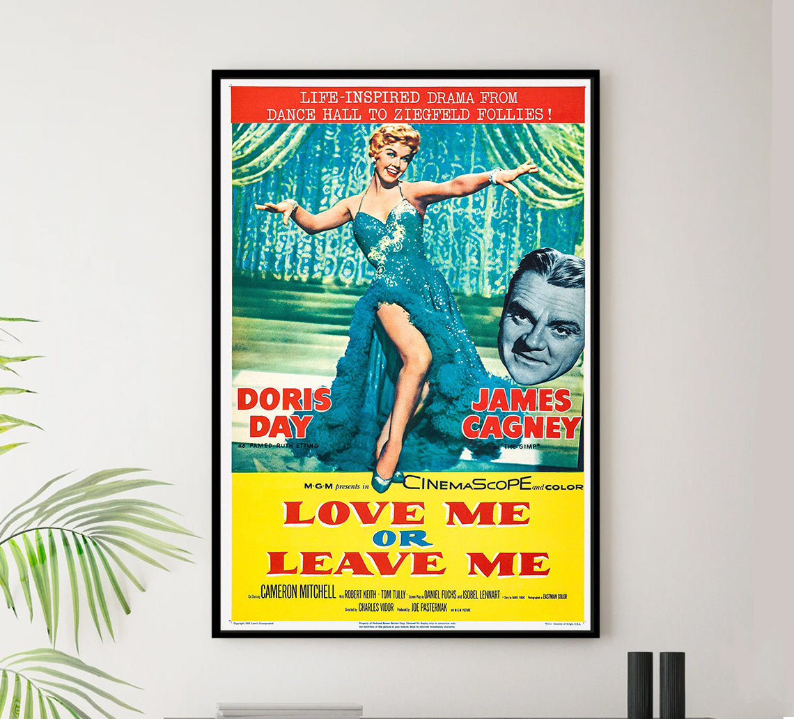 Love Me or Leave Me 1955 - James Cagney - US - Classic Movie Poster