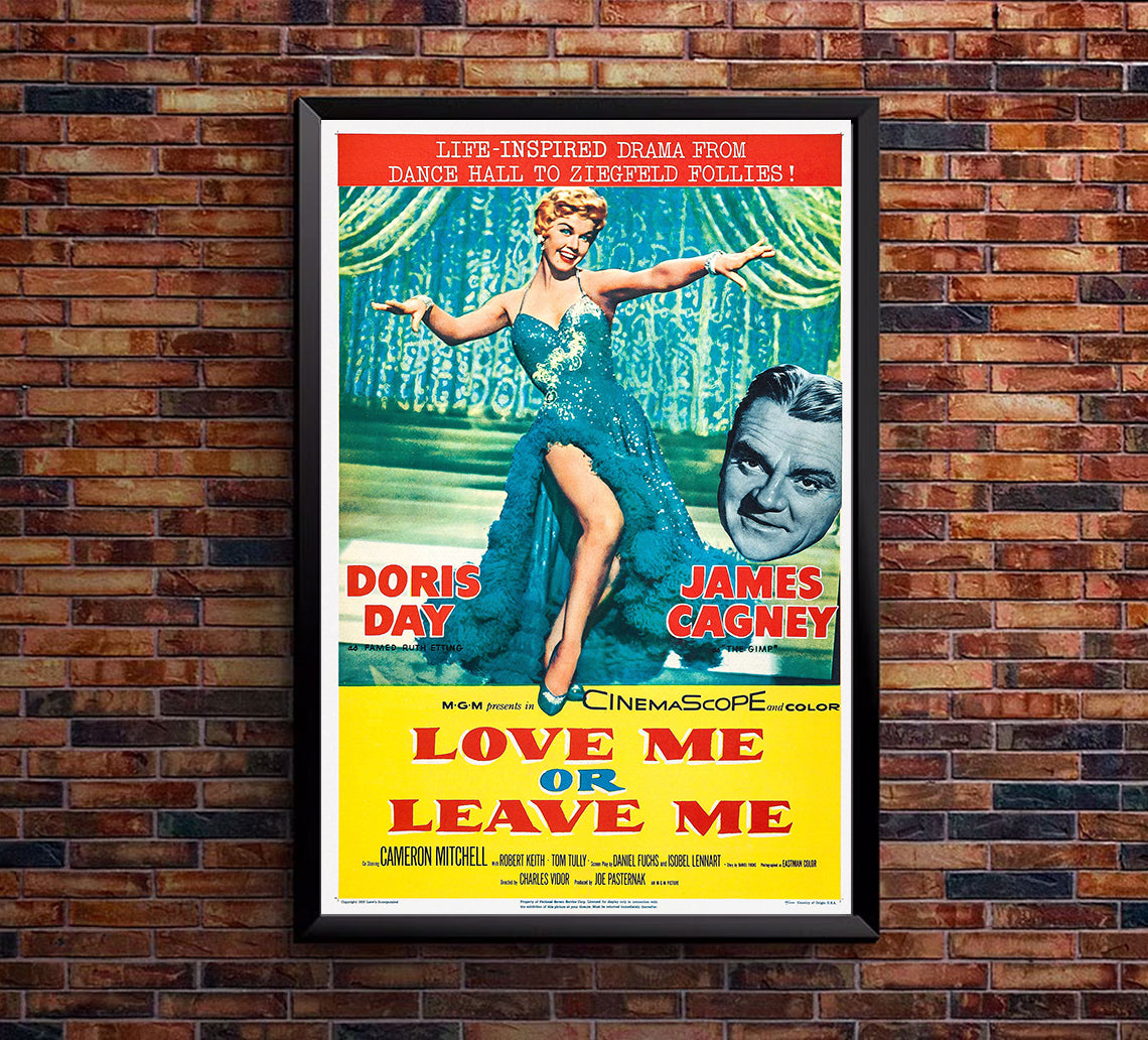 Love Me or Leave Me 1955 - James Cagney - US - Classic Movie Poster