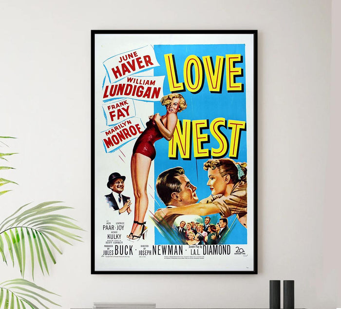 Love Nest 1951 - Vintage Classic Movie Poster
