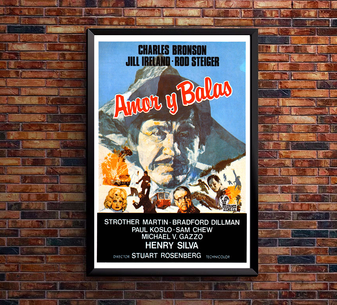 Love and Bullets 1979 - Charles Bronson - Spain - Classic Movie Poster
