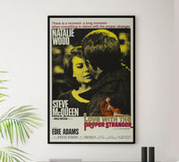 Love with the Proper Stranger 1963 - Steve McQueen - Vintage Classic Movie Poster