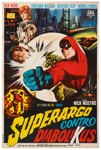 Superargo Versus Diabolicus  - Lucha Mexican Wrestling Poster