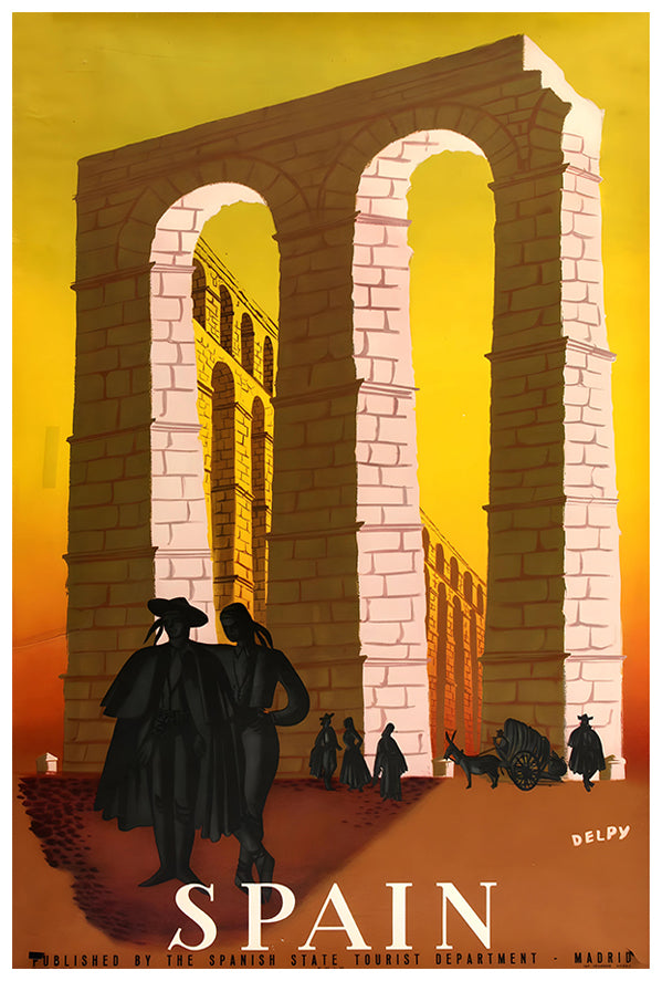 Spain - Vintage Travel Poster