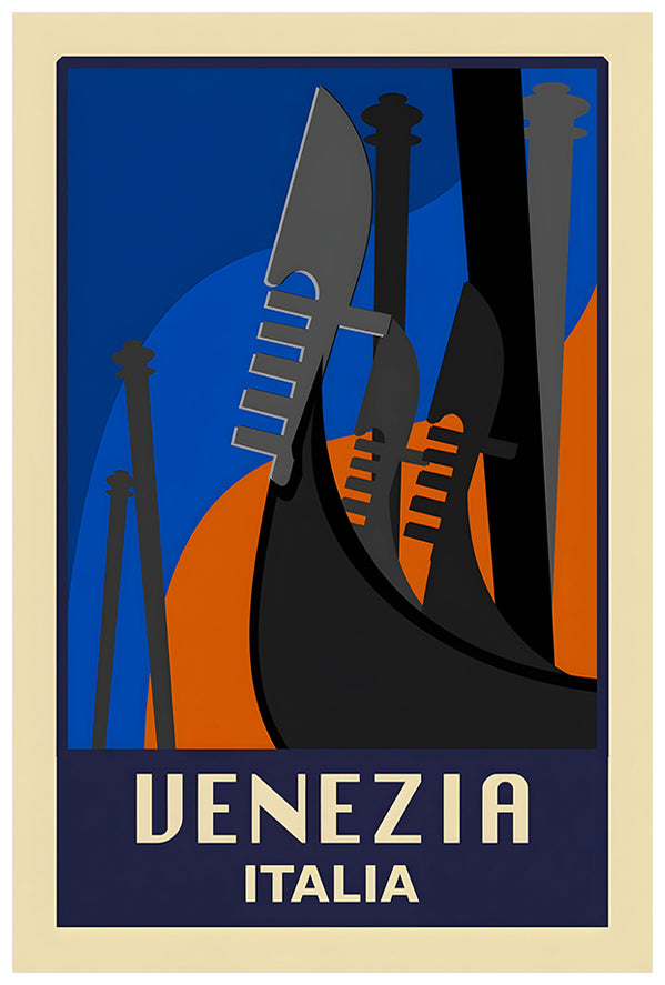 Italy - Venezia - Vintage Travel Poster