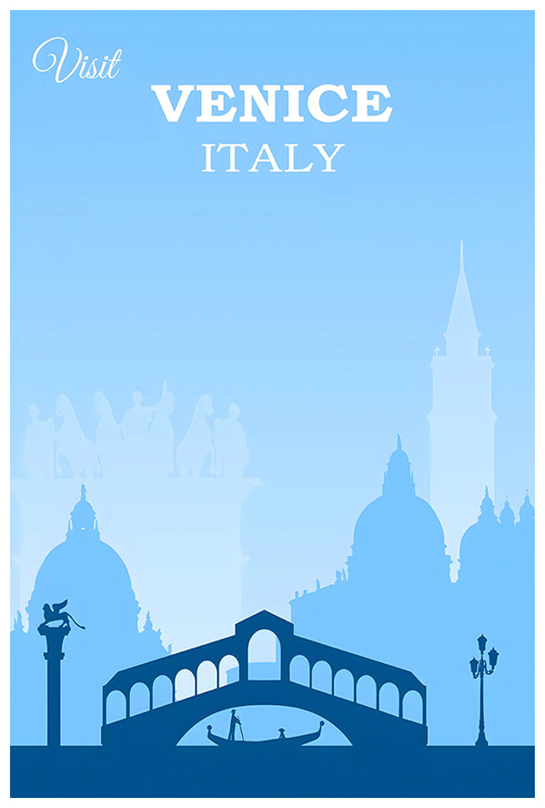 Italy - Venice - Vintage Travel Poster