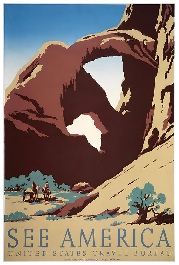 See America - Vintage Travel Poster