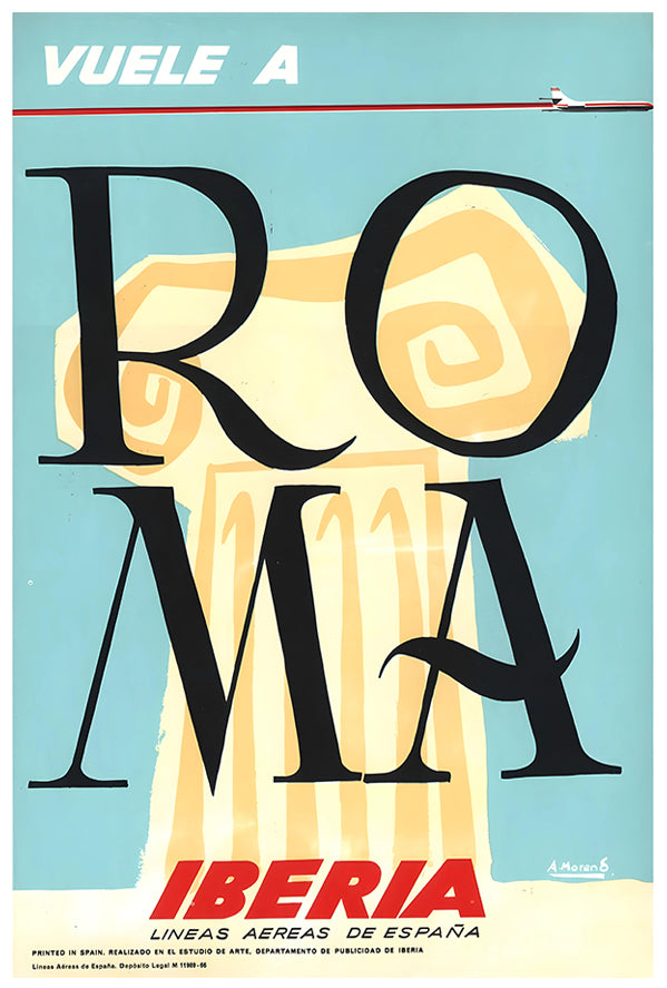 Spain - Iberia - Vintage Travel Poster