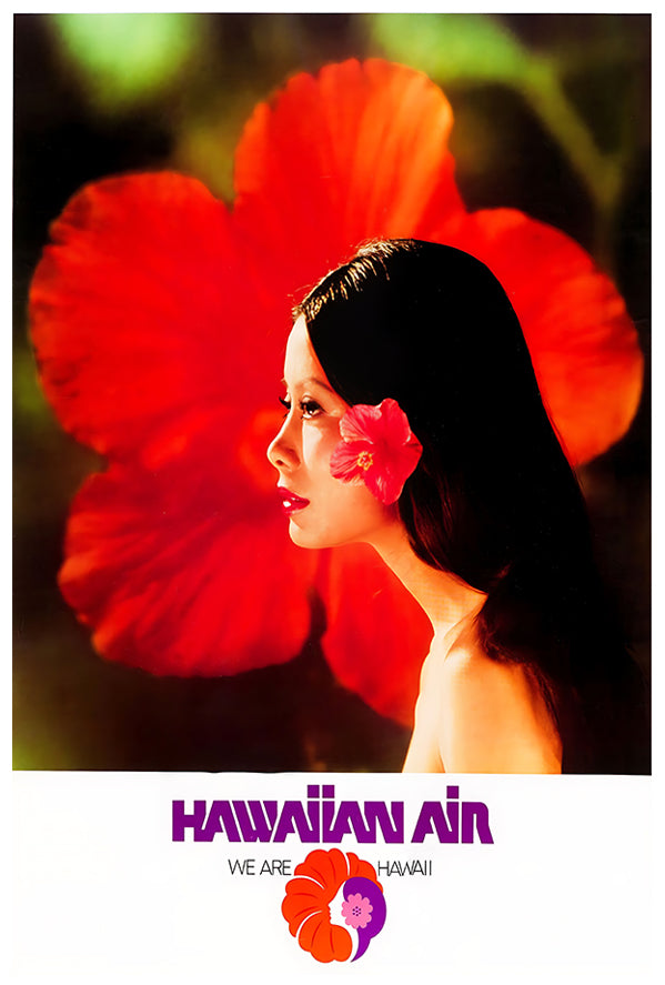 United States - Hawaiian Air - Vintage Travel Poster
