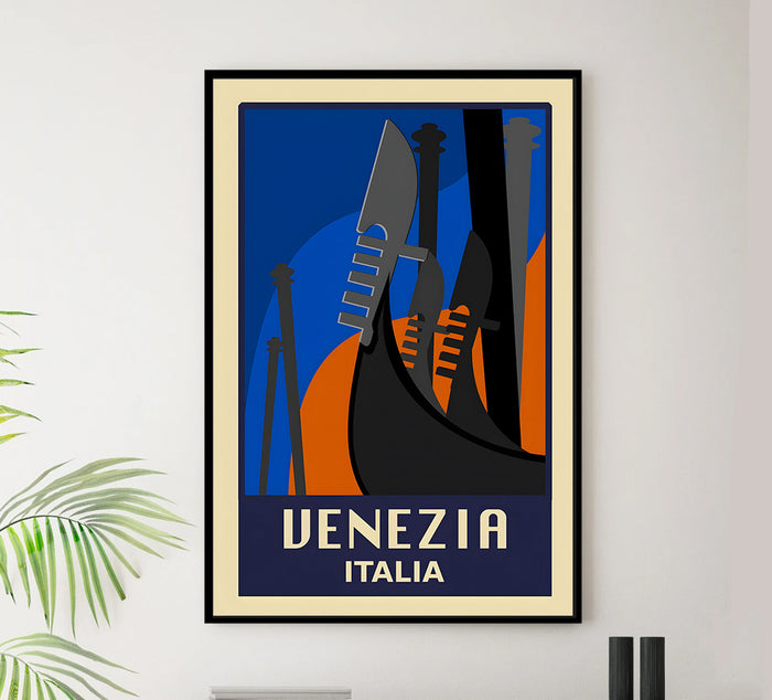 Italy - Venezia - Vintage Travel Poster