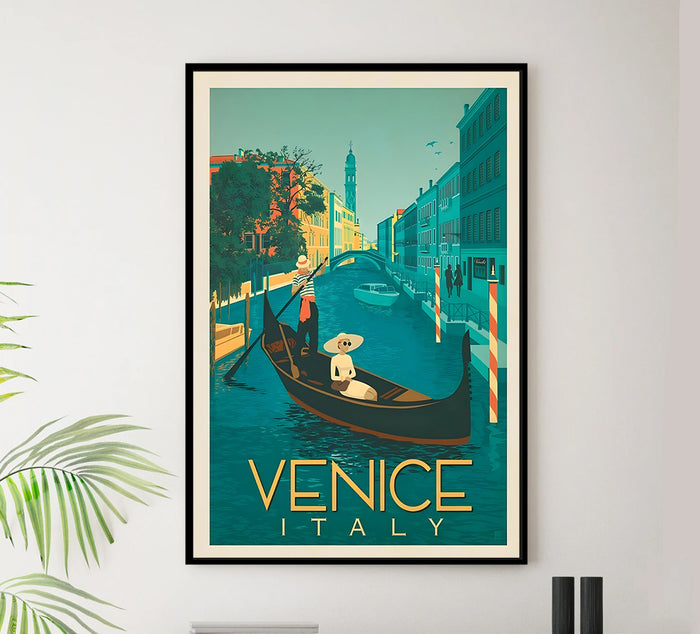 Italy - Venice 2 - Vintage Travel Poster