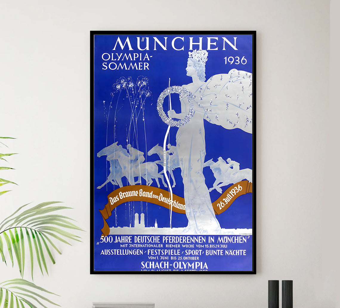 Munchen 1936 - Vintage Travel Poster