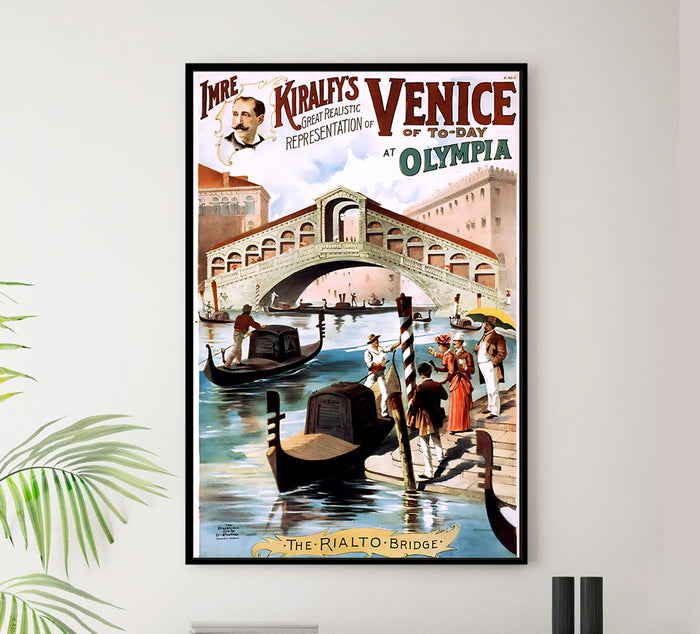 Venice Of The Day At Olympia - Vintage Travel Poster